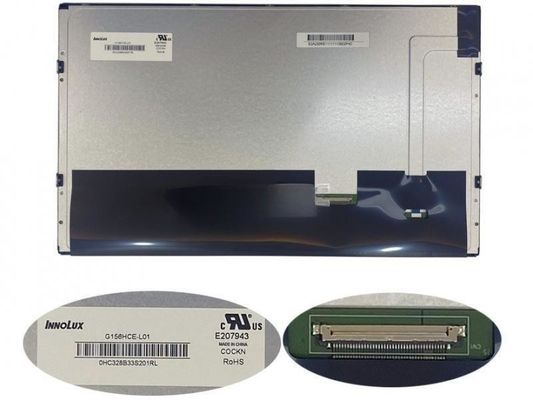 BOE 1366x768 13.3 Inch LCD Panel 8 Bit Signal Interface 400Cd/M2